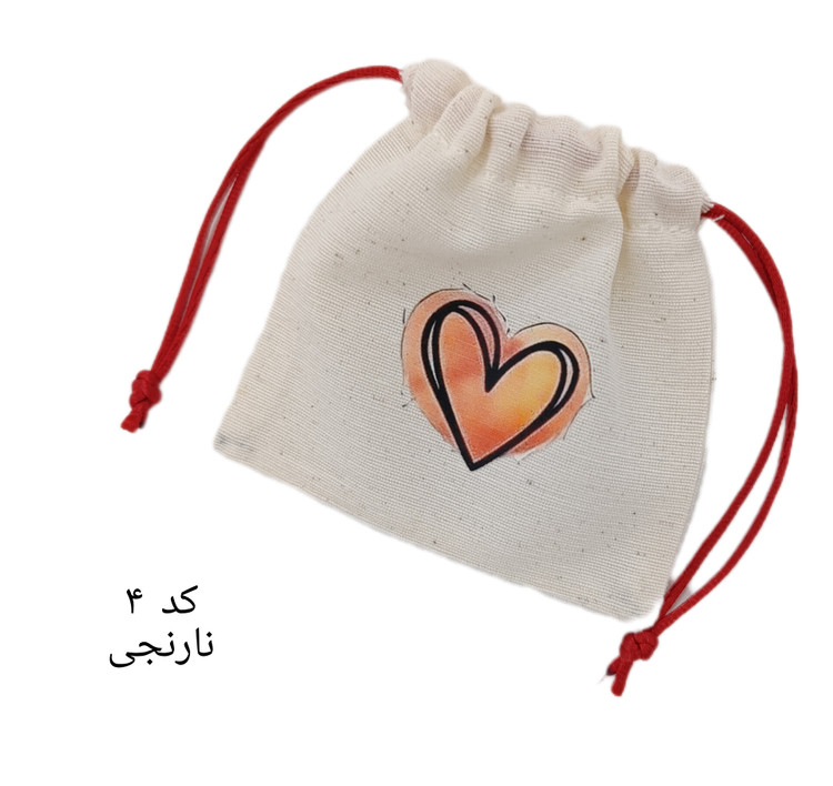 کیسه متقال سایز ۱۰در۱۰/ طرح قلب