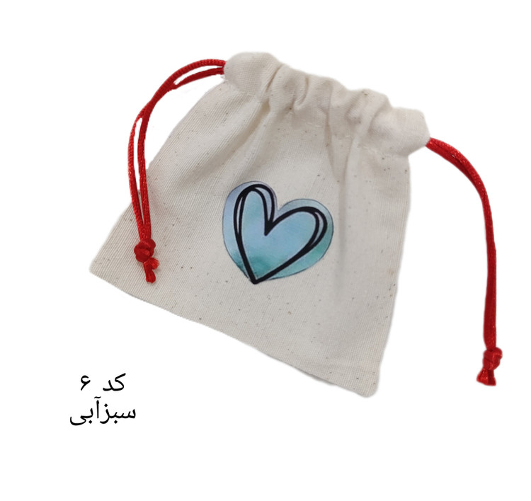 کیسه متقال سایز ۱۰در۱۰/ طرح قلب