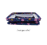 باکس اسکلت دار بدون درب طرح گل دار/سایز20در30 ارتفاع 15